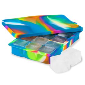 1.25 inch Ice Cube Tray with Lid in Colored Marble by HOSTÂ®