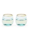 Aqua Bubble Stemless Wine Glass Set by TwineÂ®