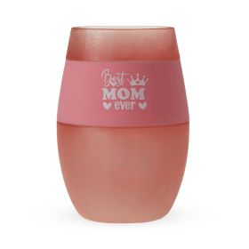 Wine FREEZEâ„¢ in Blush "Best Mom Ever" by HOST