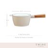 Beige & Wood Cast Iron Fondue Set by Twine Livingâ„¢