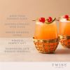 Island Stemless Wine Glass Set by Twine LivingÂ®