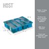Hydration Ice Cube Tray in Blue Marble by HOSTÂ®