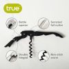 Truetapâ„¢: Double-Hinged Corkscrew in Matte Black with Black