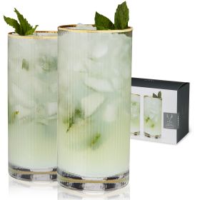 Meridian Crystal Highball Glasses ViskiÂ®
