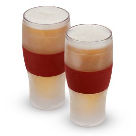 Beer FREEZEâ„¢ in Crimson Red (set of 2) by HOSTÂ®