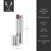Cigar Holder with 2 oz Flask in Silver ViskiÂ®