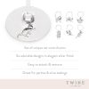 Silver Cat Wine Charms by TwineÂ®