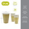16 oz Gold Party Cups 24 pack by True