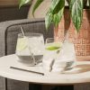 Warren Stainless Steel Lowball Straws in Gunmetal ViskiÂ®
