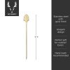 Gold Art Deco Cocktail Picks by ViskiÂ®