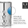 Harrison Double-Walled Mixing Glass in Silver ViskiÂ®