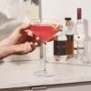 Seneca Crystal Diamond Martini Glasses ViskiÂ®
