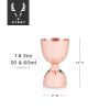 Copper Canterbury Jigger by ViskiÂ®