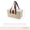 Tahoe Cream Picnic Basket for Four by Twine LivingÂ®