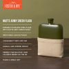 Matte Army Green Flask by Foster & Ryeâ„¢