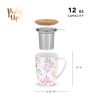 Baileyâ„¢ Botanical Bliss Ceramic Tea Mug & Infuser by Pinky U