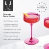 Reserve Nouveau Crystal Coupes in Berry ViskiÂ®