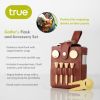 Golfer's Flask and Accessory Set by True