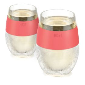 Wine FREEZEâ„¢ in Coral (set of 2) by HOSTÂ®