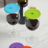Dome Wine Glass Covers in Asstd Colors by True