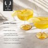 Deco Gatsby Crystal Coupe Glasses ViskiÂ®