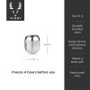 Glacier RocksÂ® Stainless Steel Wine Globes ViskiÂ®