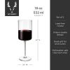 Laurel Crystal Red Wine Glasses ViskiÂ®