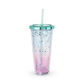 Mermaid Glitter 24 Oz Drink Tumbler BlushÂ®