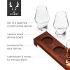 Raye Crystal Spirits Tasting Glass Flight ViskiÂ®