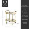 Gold Bar Cart by ViskiÂ®