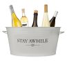 Stay Awhile Metal Drink Tub by TwineÂ®