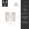 Meridian Crystal Lowball Tumblers ViskiÂ®