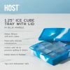 1.25 inch Ice Cube Tray with Lid in Blue Marble by HOSTÂ®