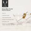 Raye Crystal Heavy Base Martini Glasses ViskiÂ®
