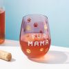 Fur Mama 20 oz Stemless Wine Glass BlushÂ®