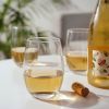 Vino Stemless White Wine Glass by True set of 4