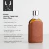Admiral Parker Leather-Wrapped Glass Flask ViskiÂ®