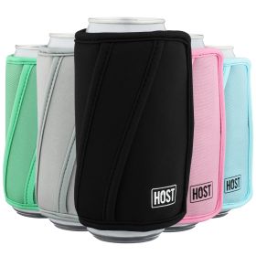 Insta-Chill Slim Can Sleeve in Black by HOSTÂ®