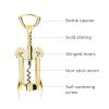 Gold Winged Corkscrew by ViskiÂ®