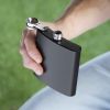 TrueFlaskâ„¢: 6 oz Matte Black Flask by True