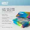 1.25 inch Ice Cube Tray with Lid in Colored Marble by HOSTÂ®