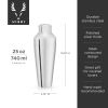 Harrison Parisian Cocktail Shaker in Silver ViskiÂ®