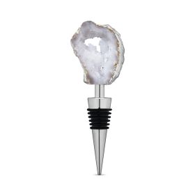 White Geode Bottle Stopper by TwineÂ®