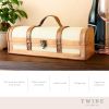 1-Bottle Vintage Striped Trunk Wine Box by TwineÂ®