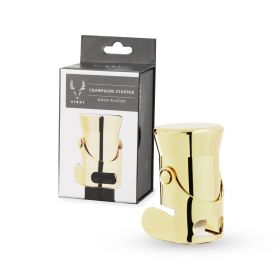 Belmont Heavyweight Champagne Stopper in Gold ViskiÂ®
