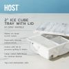 2 inch Ice Cube Tray with Lid in Marble by HOSTÂ®
