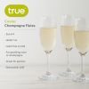 CuvÃ©e Set of 4 Champagne Flutes by True