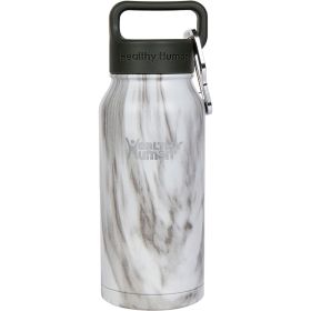 16 oz White Stein Water Bottle Healthy Human