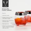 Irving Crystal Chrome-Rim Tumblers ViskiÂ®