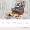 Newport Wicker Picnic Basket by TwineÂ®